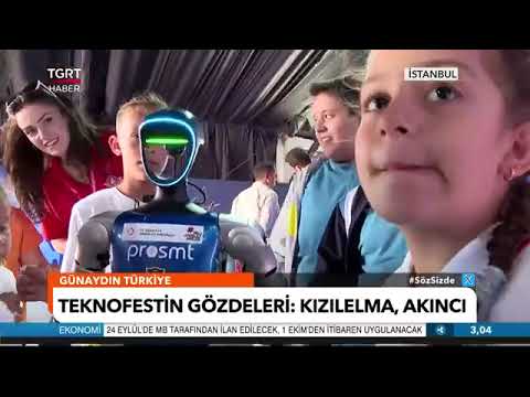 TGRT Haber | ProSMT Elektronik | Unitree İnsansı ve Köpek Robotlarımızla Teknofest 2025’te!